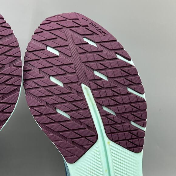 Brooks Hyperion Tempo Running Shoes Women Size 7 B Blue Green Comfort Sneakers - Picture 8 of 9